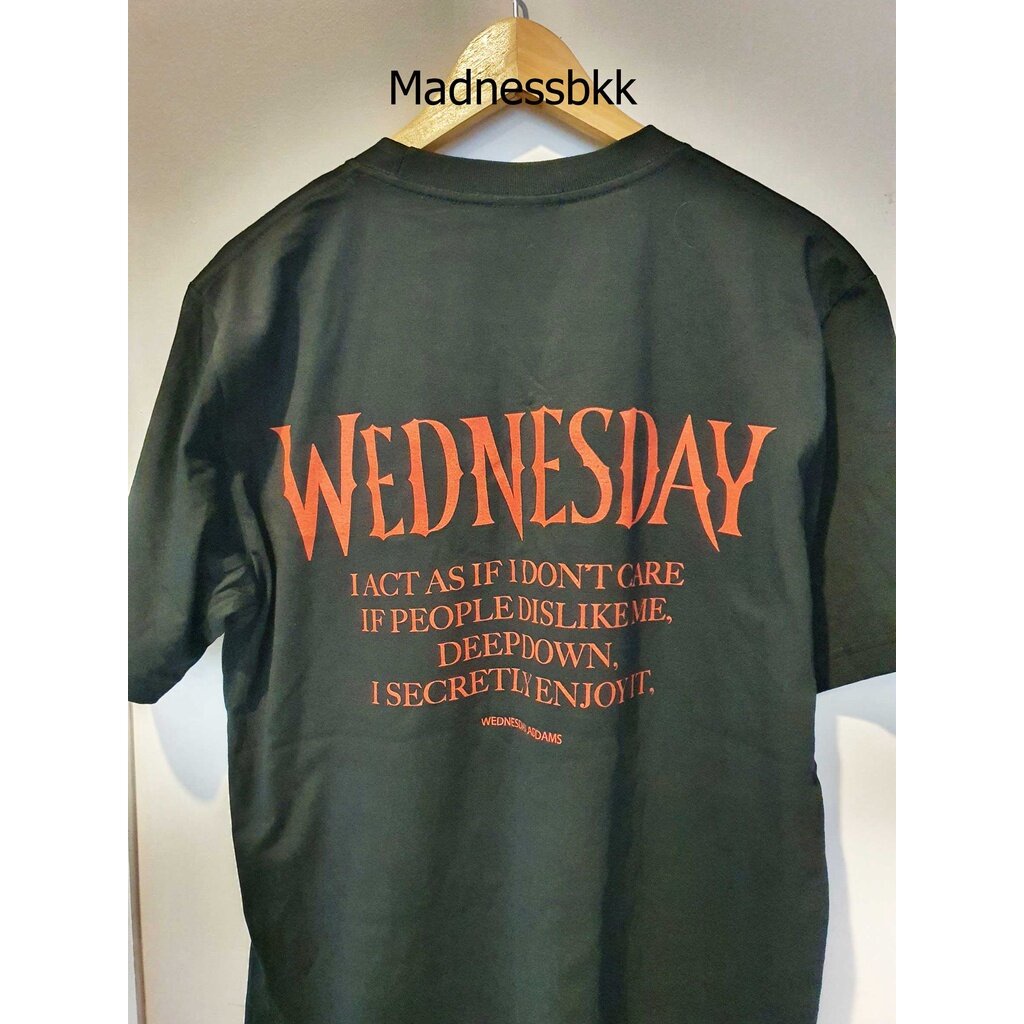 เสื้อยืด-wednesday-t-shirt