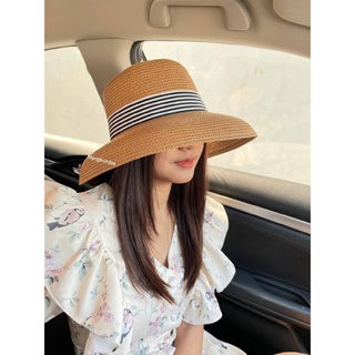หมวกสานผู้หญิง [รุ่นA012] หมวกแฟชั่น ใส่สบาย มีเชือกปรับไซส์ด้านใน พร้อมส่งของจากไทย