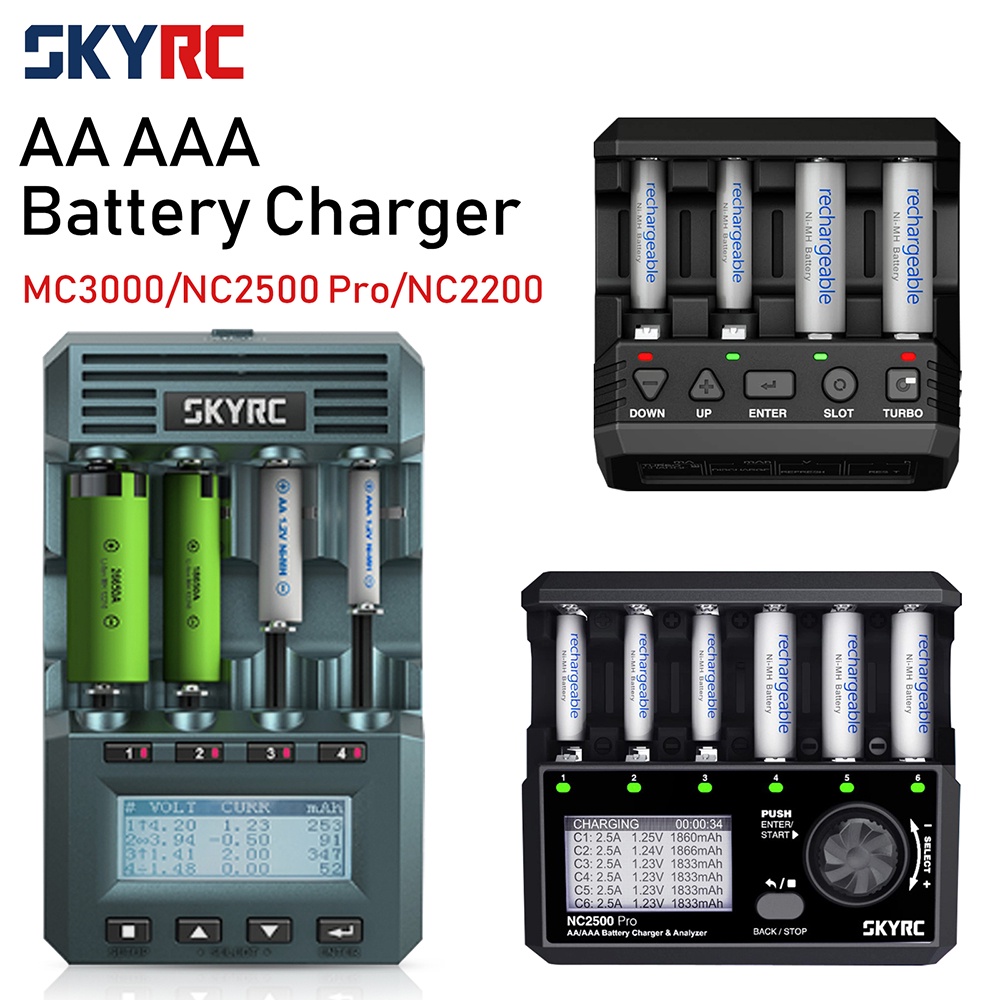 skyrc-mc3000-ที่ชาร์จแบตเตอรี่-nc2500-pro-nc2200-สําหรับ-18650-aa-aaa-nimh