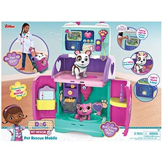 Doc McStuffins Baby All in One Nursery Pet Rescue Mobile Palyset 92446 Doc McStuffins Baby All in One ชุดเครื่องกู้ภัยสัตว์เลี้ยง 92446