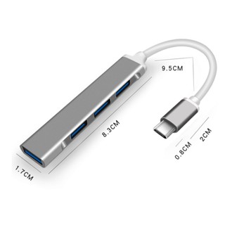 (adspth)ฮับขยายฮับ Usb 3.0 Type C C809 สีเทาอวกาศ