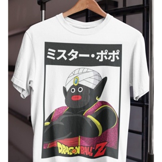 ♟◕เสื้อยืด Uni รุ่น มิสเตอร์โปโป้ Mr. Popo T-Shirt ดราก้อนบอลแซด Dragon Ball Z สวยใส่สบายแบรนด์ Khepri 100cotton co_04