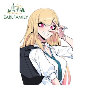 Earlfamily สติกเกอร์ ลายการ์ตูนอนิเมะ Marin Kitagawa 13 ซม. x 9 ซม. สําหรับติดตกแต่งรถยนต์ แล็ปท็อป