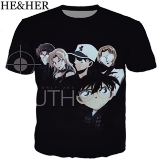 stockNEW☃New fashion Classic anime Detective Conan t shirt men/women 3D printed t-shirts casual Hara_11