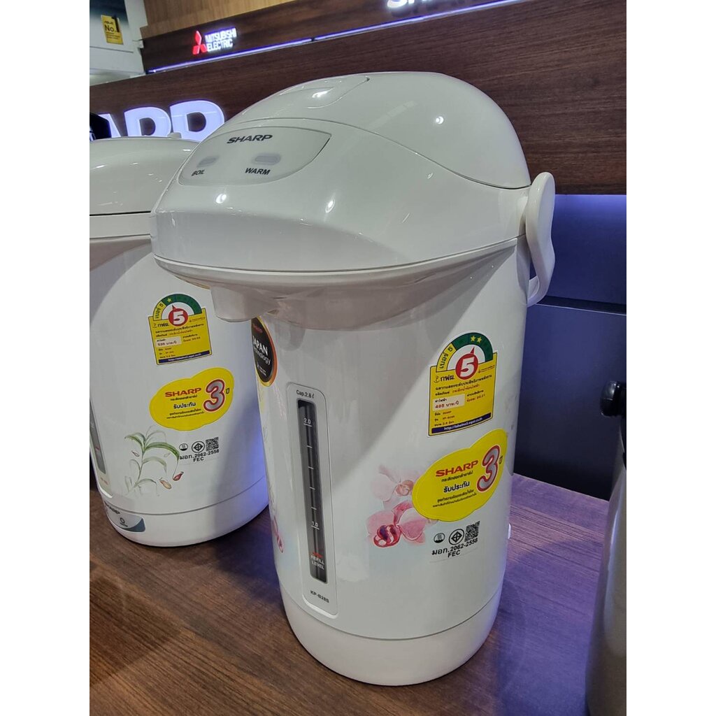 sharp-กระติกน้ำร้อน-manual-kp-b28s-ขนาด-2-8-ลิตร-รับประกัน-1-ปี-jar-pot-electric-kettle