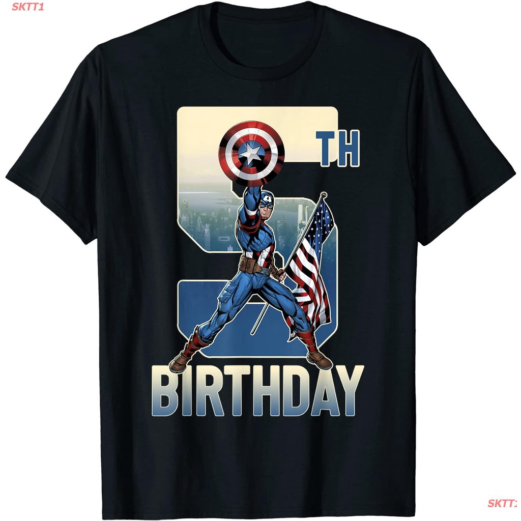 sktt1-marvelเสื้อยืดลำลอง-marvel-captain-america-5th-birthday-graphic-t-shirt-marvel-popular-t-shirtsqv-11