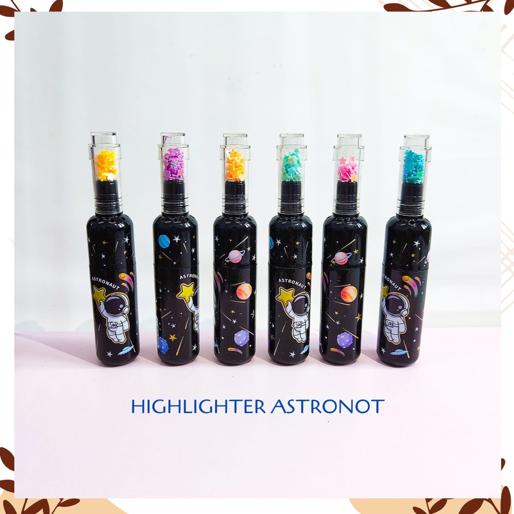 Astronaut HIGHLIGHTER 1 กล่อง CONTAINS 6 ชิ้น STABILO COLOR SPACE ...