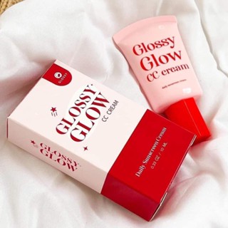 กันแดดกลอสซี่โกลว์ GLOSSY GLOW CC CREAM SPF50 PA+++ UVA/UVB กันแดดหน้าเงาเนื้อ CC กลอสซี่โกล์ว กลอสซี่โกลว์