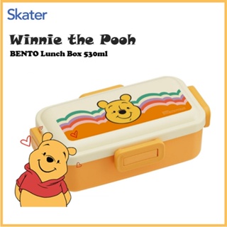 [SKATER] กล่องอาหารกลางวัน ไมโครเวฟ ลายหมีพูห์ สไตล์เรโทร 530 มล. PFLB6AG