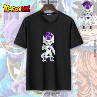 เสื้อยืด cotton super dragon ball z frieza t shirt goku bulma Anime Graphic white Print tees unisex Tshirt_04