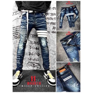 ภาพหน้าปกสินค้ากางเกงยีนส์ฟอกคาดแถบ Hold\'em Denim style ที่เกี่ยวข้อง