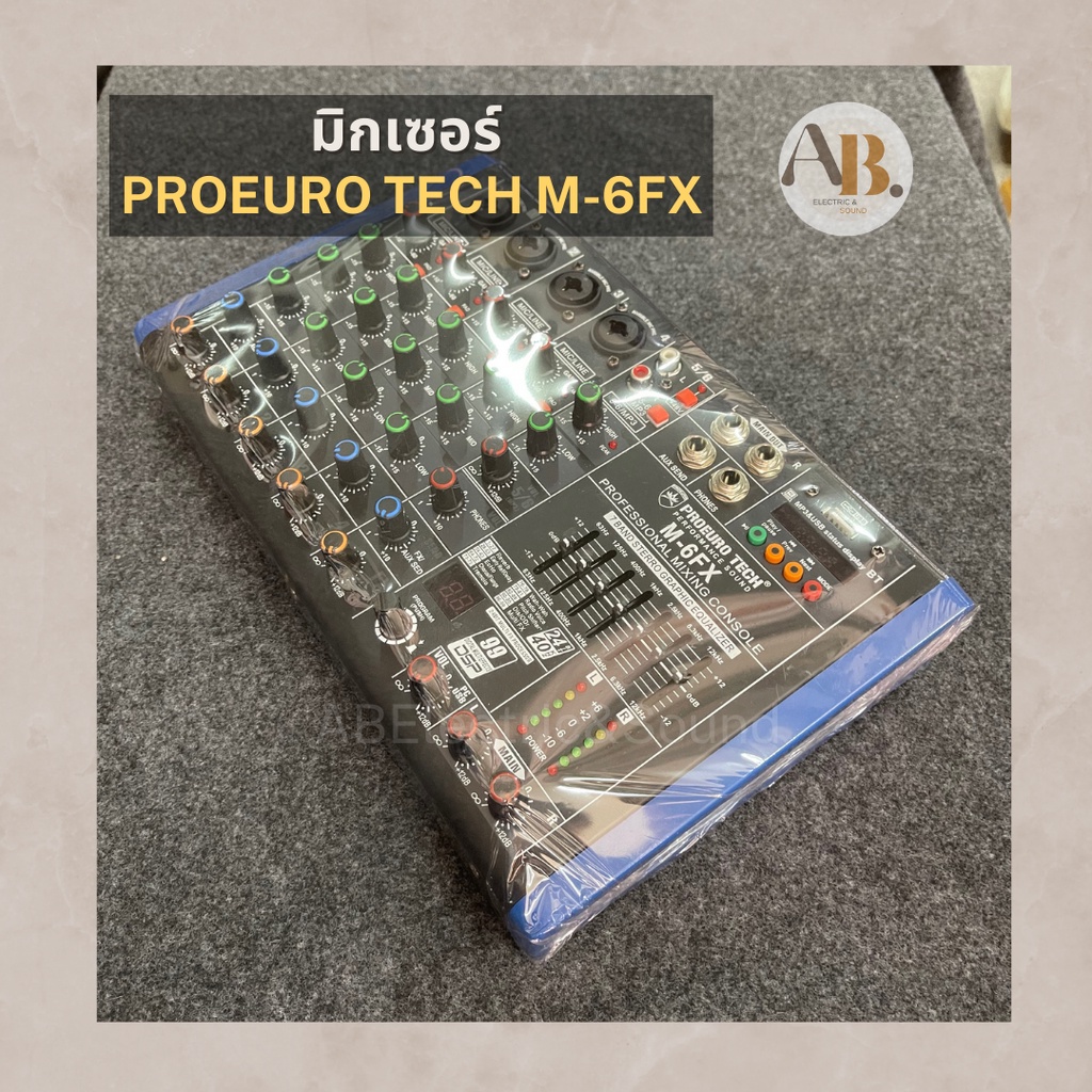 มิกเซอร์-proeuro-tech-m-6fx-mixer-proeurotech-6fx