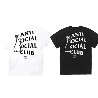 ANTI SOCIAL SOCIAL CLUB X FR2 RABBIT ICON TEEเสื้อยืดแขนสั้น