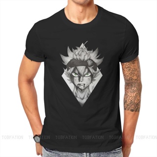 Asta Black Clover Anime T Shirt Vintage Teenager Alternative Oversized O-Neck TShirt Top sell  Harajuku Mens Cloth_01