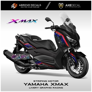 สติกเกอร์ ลายกราฟฟิค สายรุ้ง ออกแบบดี ปรับแต่งได้ สําหรับติดตกแต่งรถจักรยานยนต์ YAMAHA X-MAX พร้อมส่ง