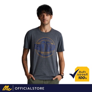 Mc Jeans เสื้อยืดผู้ชาย MTSZ452  แขนสั้น สีเทาเข้ม MC ADVENTUREเสื้อยืดอินเทรนด์_53