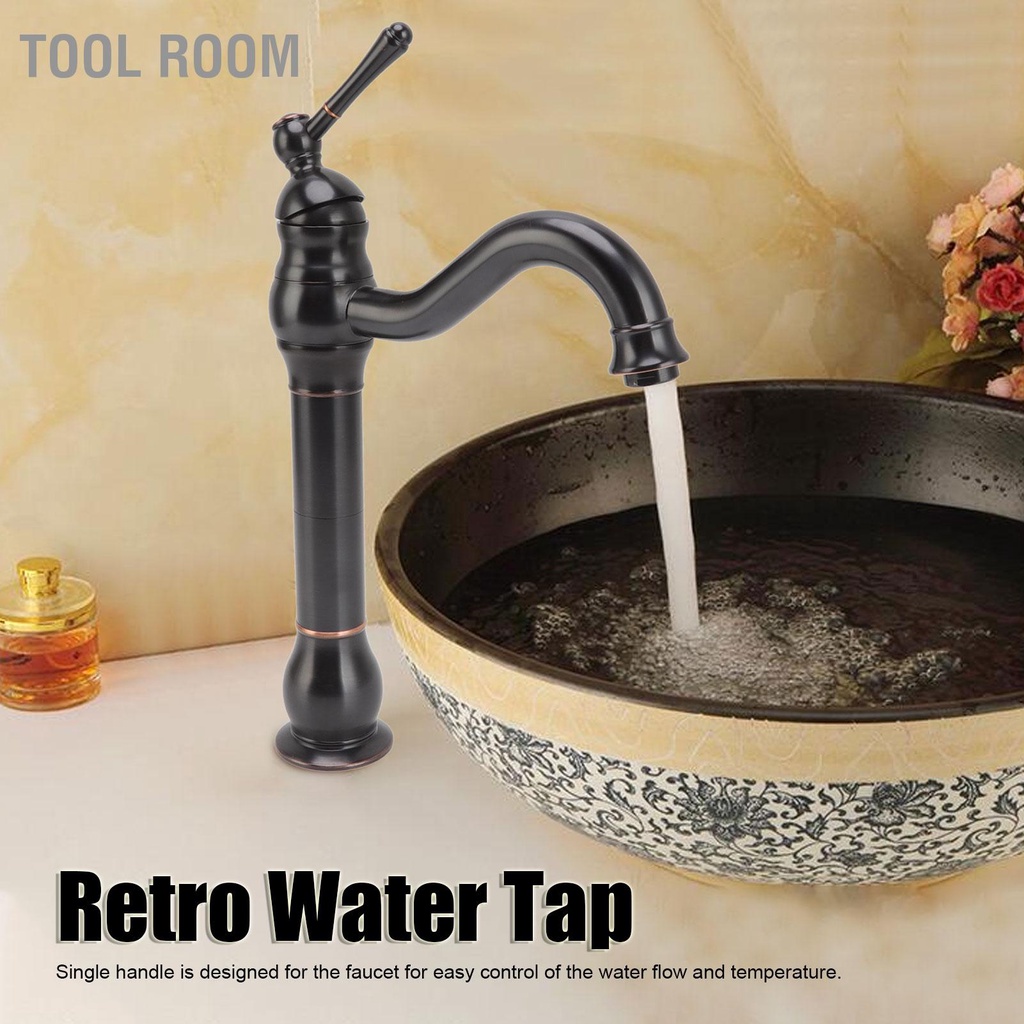 Tool Room Faucet สไตล์ยุโรปย้อนยุคทองเหลืองควบคุมง่ายก๊อกน้ำด้ามเดียว ...