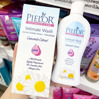 🔥🔥🔥   PIELOR INTIMATE CARE INTIMATE GEL 255ml.  เจลทำความสะอาดจุดซ่อนเร้นและรักษาความชุ่มชื้น สารสกัดจากคาโมมายล์