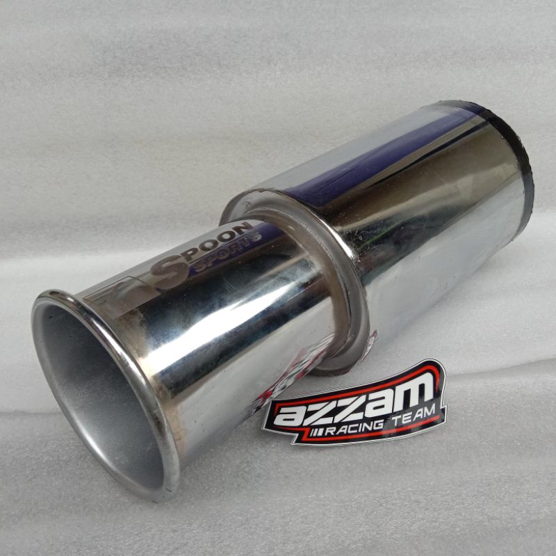 Racing SPOON CHROME Exhaust GAHAR Sound สําหรับรถยนต์ MATIC และ MANUAL ...