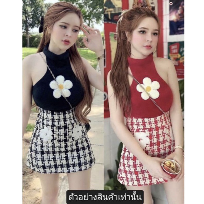 setตามหา-เสื้อ-กระโปรงแต่งดอกไม่น่ารักมากค่ะ