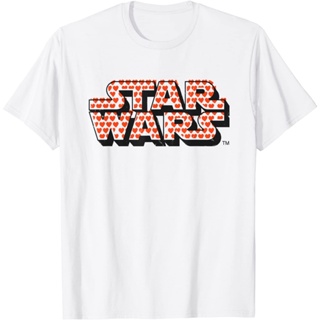 เสื้อยืด พิมพ์ลายโลโก้ Star Wars สําหรับผู้ใหญ่ เหมาะกับวันวาเลนไทน์_01