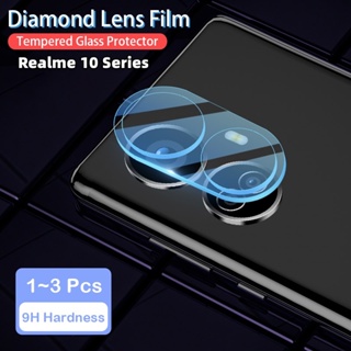 ฟิล์มกระจกนิรภัยกันรอยหน้าจอ เลนส์กล้อง 3D แบบใส สําหรับ Realme 10 9 Pro Plus 9Pro+ 10Pro+ 9i 8 8Pro Realme8 Realme9 Realme10 4G 5G