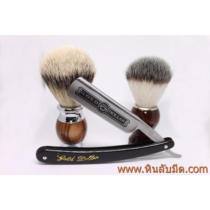 มีดโกนสะบัดหนัง Straight razor Gold Dollar 66 | Shopee Thailand