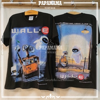 [ WALL-E ] วอลล์ - อี หุ่นจิ๋วหัวใจเกินร้อย The legendary Animetion Movie เสื้อหนัง เสื้อวินเทจ papamama vintage shirt