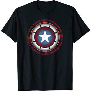 เสื้อยืด พิมพ์ลายกราฟิก Marvel Captain America Avenger Future สําหรับเด็ก_11