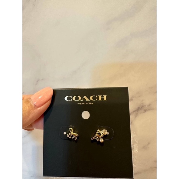 coach-earring-ของแท้-จาก-usa-ต่างหู-แท้-100