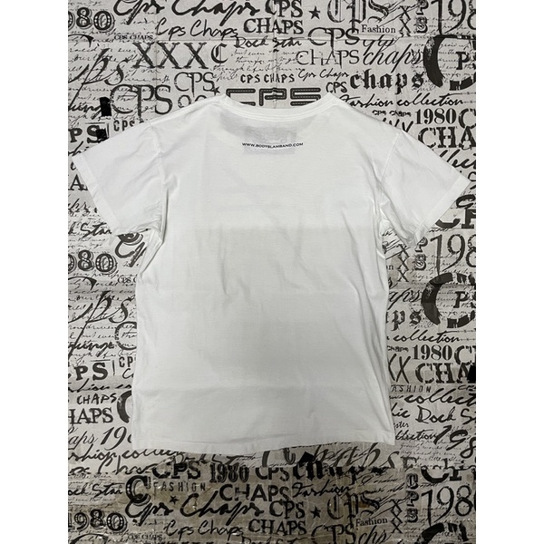 bodyslam-rock-band-tee-dharmaj-ti-ดัม-มะ-ชา-ติ-white-ไซร์-s-เสื้อยืด-บอดี้แสลม-สีขาว-สภาพใหม่-เก็บอย่างดี-ของแท้100