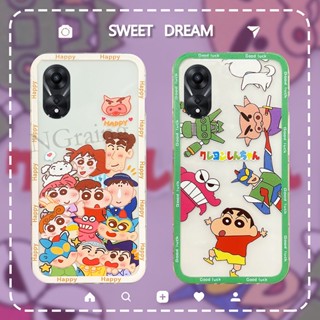 เคสโทรศัพท์มือถือแบบนิ่ม กันกระแทก ลายการ์ตูนชินจังน่ารัก สําหรับ OPPO A78 5G