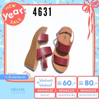 ภาพขนาดย่อของภาพหน้าปกสินค้ารองเท้าเเฟชั่นผู้หญิงเเบบเเตะส้นสูงรัดส้นเท้า No. 4631 NE&NA Collection Shoes จากร้าน nena_official_store บน Shopee