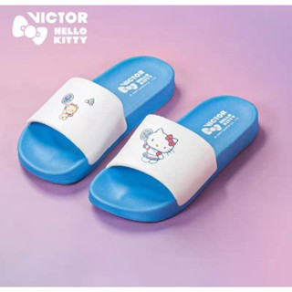 🆕️(พร้อมส่ง) รองเท้าแตะ VICTOR 🎀 HELLO KITTY  สินค้ารับประกันของแท้ 💯%