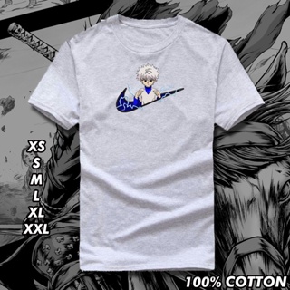 เสื้อยืดNIKE X Hunter X Hunter Killua Anime High Quality Premium Cotton Shirt_05