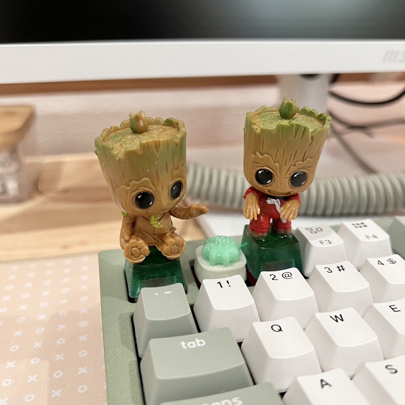 คีย์แคป groot เบบี้กรู๊ท | keycap | Shopee Thailand