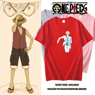 เสื้อยืด One Piece Monkey·D·Luffy เสื้อคนอ้วน เสื้อยืดเปล่า เสื้อยืดเด็กผช การ์ตูน เสื้อยืดสีขาวผู้ชาย เสื้อยืด_53