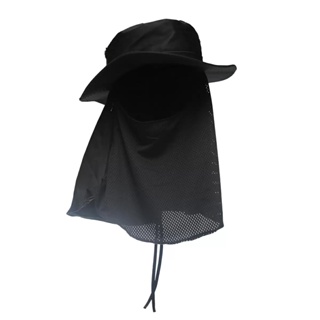 MODERNHOME หมวกซาฟารี ATWO สีดำ หมวก ป้องกันแสงแดดและฝุ่นผง