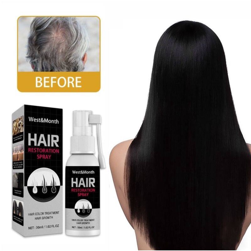 สเปรย์บำรุงเส้นผมปิดผมขาว-west-month-hair-restoration-spray-บำรุงเส้นผมปิดผมขาว