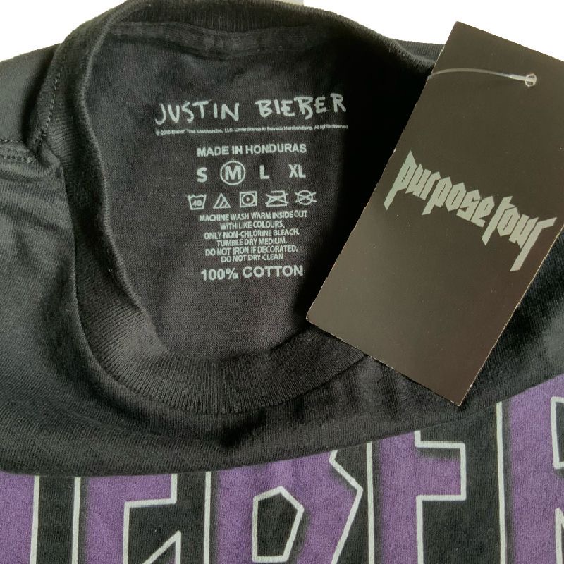 เสื้อยืดพิมพ์ลาย-เสื้อวงลิขสิทธิ์แท้-justin-bieber-jb-homage-ร้าน-silverstarplus