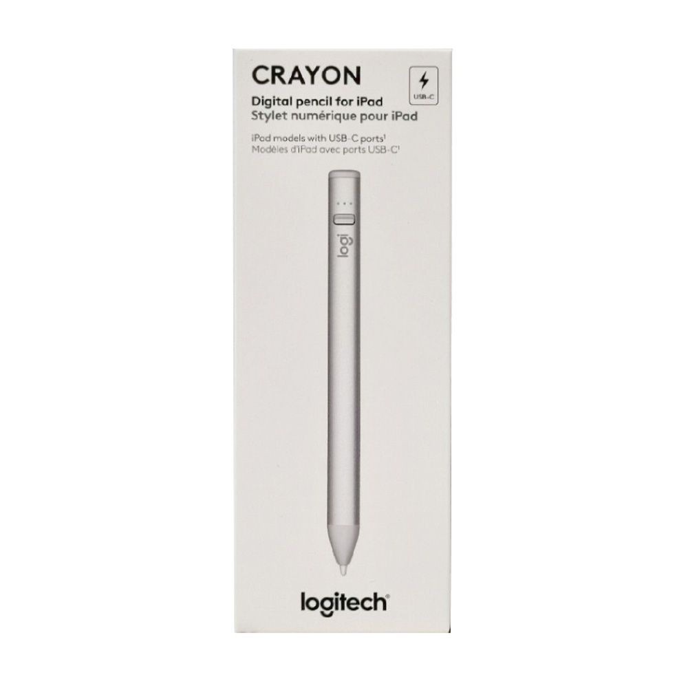 logitech-crayon-2022-silver-ดินสอดิจิทัล-สําหรับ-ipad-รุ่นที่มีพอร์ต-usb-c