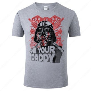 Star Wars Darth Vader เสื้อยืดผู้ชายลำลองแขนสั้นฤดูร้อน T เสื้อ Cool Streetwear Tee ฟิตเนส Tshirt J49_05