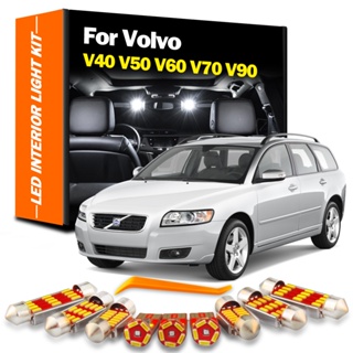 ชุดไฟ LED ติดภายในรถยนต์ สําหรับ Volvo V40 V50 V60 V70 V90 1995-2005 2008 2011 2012 2013 2014 2019