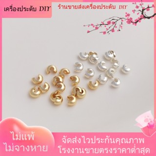 💖เครื่องประดับDIYขายส่ง💖หัวเข็มขัด ชุบทอง 14k รูปพระจันทร์ครึ่งวงกลม แฮนด์เมด DIY[หัวเข็มขัดเชื่อมต่อ/สร้อยคอ/สร้อยข้อมือ/กําไลข้อมือ]