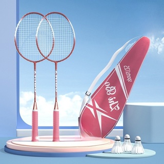 ภาพหน้าปกสินค้าไม้แบดมินตัน 1 คู่ Sports 125 อุปกรณ์กีฬา ไม้แบตมินตัน พร้อมกระเป๋าพกพา ไม้แบดมินตัน Badminton racket ที่เกี่ยวข้อง