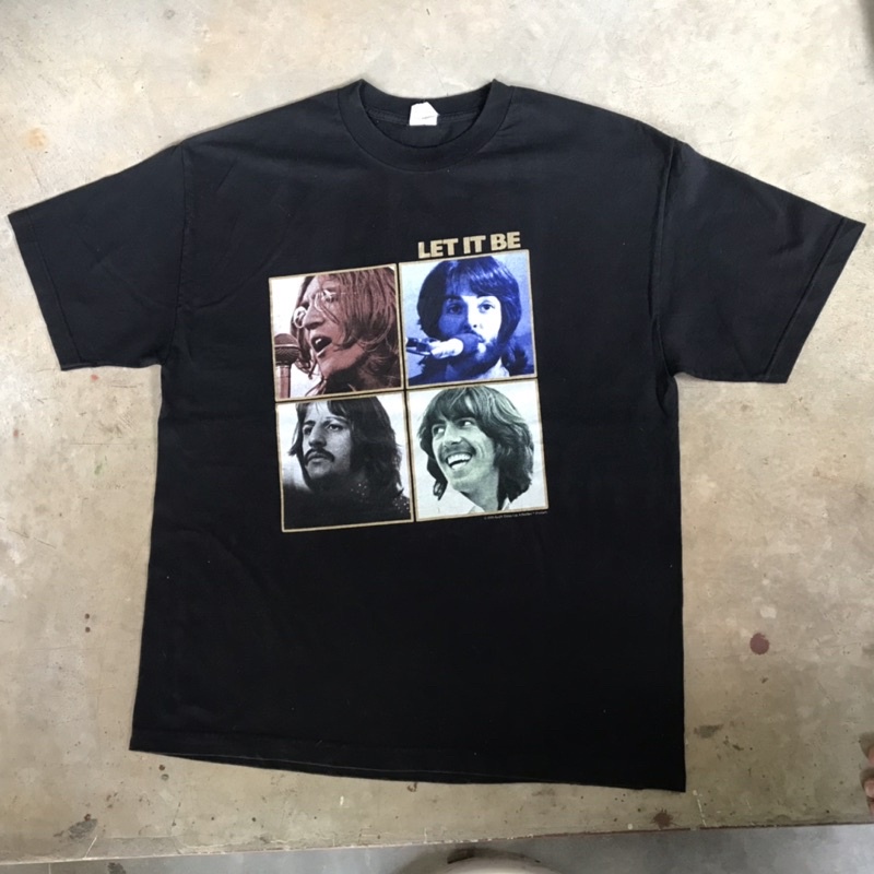 vtg-t-shirt-เสื้อวง-the-beatles-let-it-be-2009-apple-corps-ltd-a-beatles-tm-product-made-in-mexico-sz-100-cotto-53