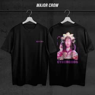 MAJOR CROW | เสื้อยืด "Cybergods" [Black]