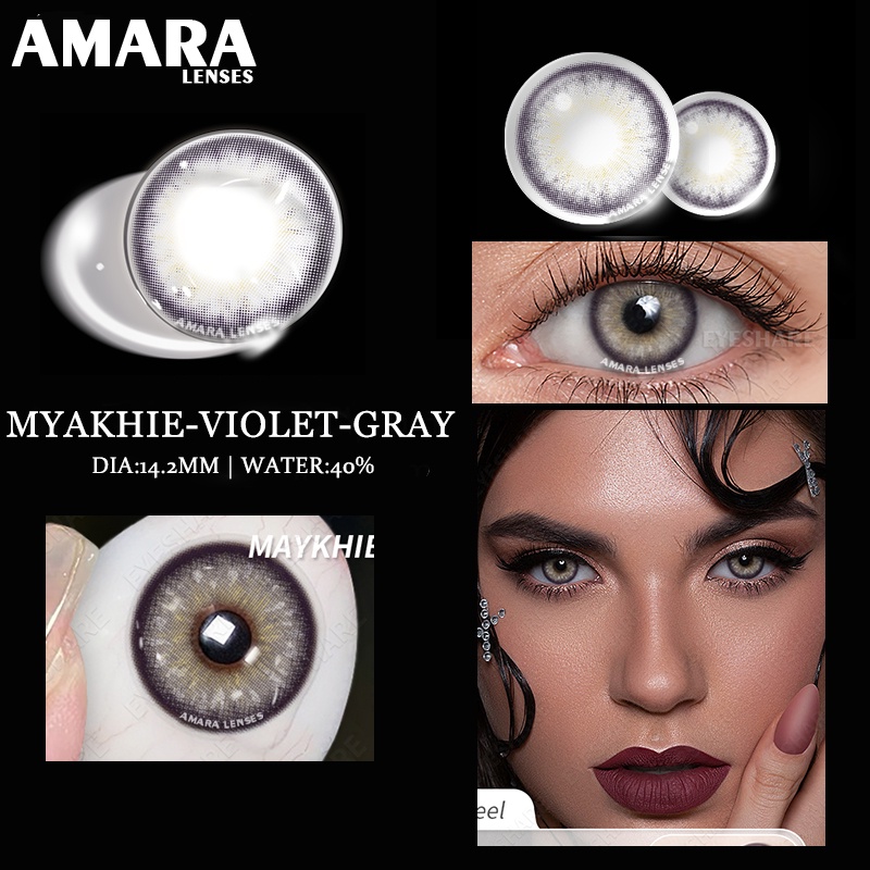 amara-คอนแทคเลนส์-สีน้ําตาล-สีฟ้า-สําหรับแต่งหน้า