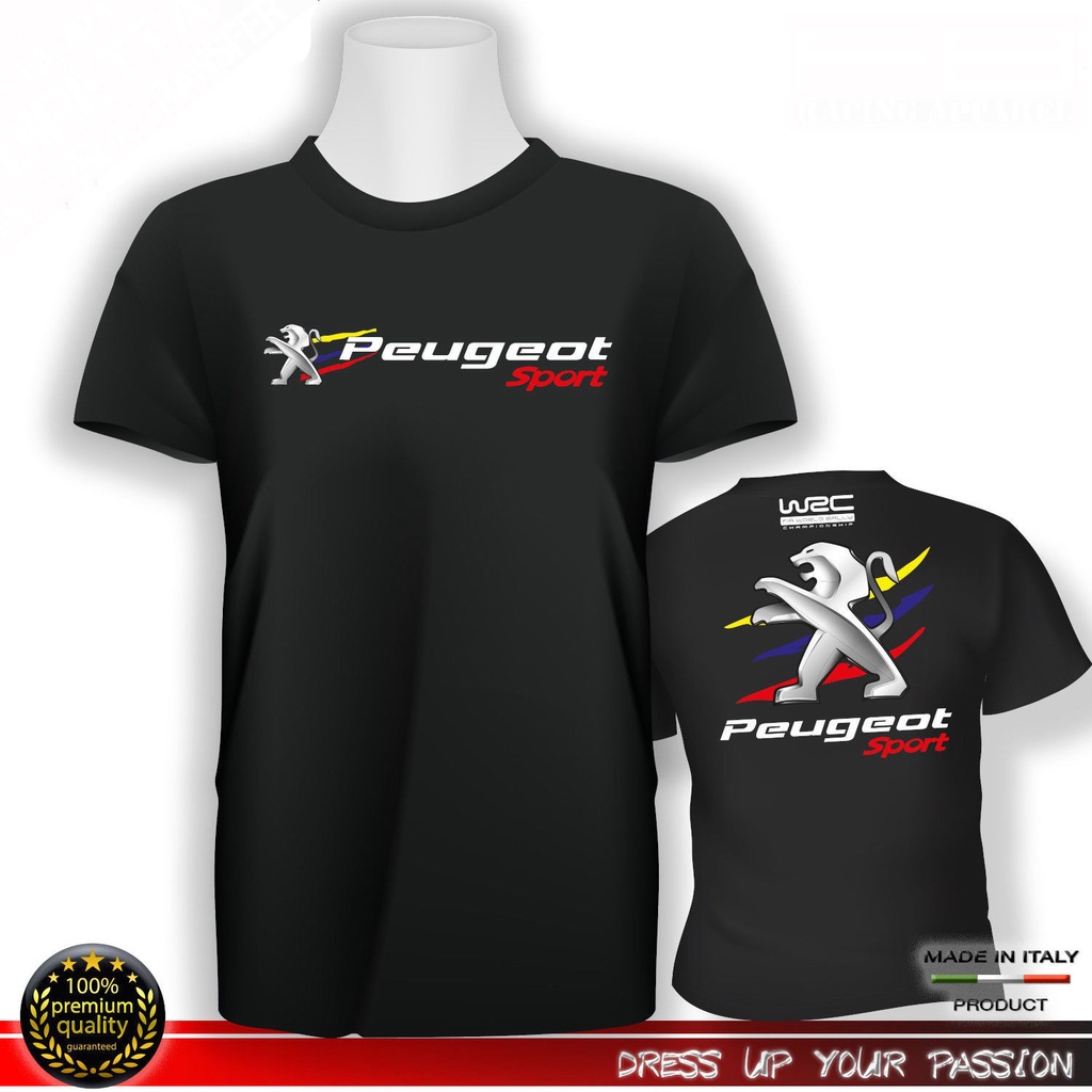 เสื้อยืด-พิมพ์ลาย-peugeot-sport-old-rally-car-wrc-สําหรับผู้ชาย