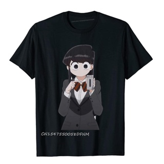 ใหม่ เสื้อยืด ผ้าฝ้าย พิมพ์ลาย Gothic Geek Shouko Komi Komi แฟชั่น สําหรับผู้ชาย